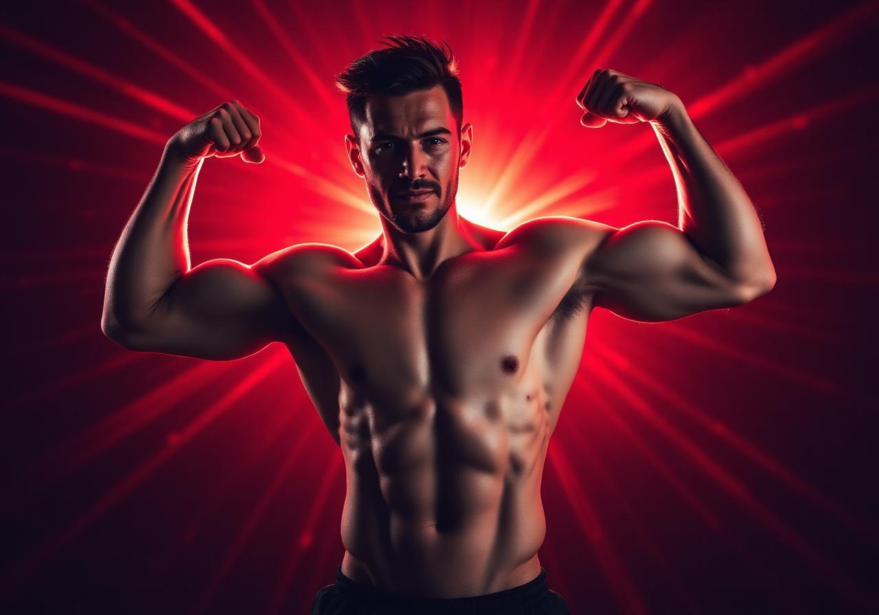 Man with restored energy and vitality after using Vigor Boost Gummies